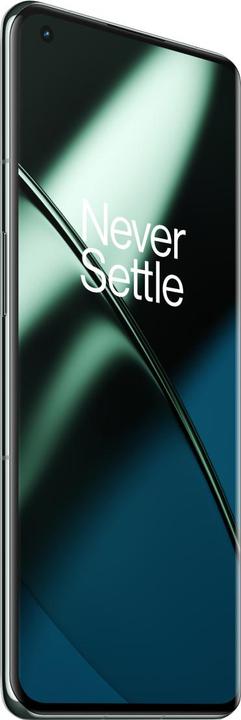 Produktbild OnePlus 11 (256 GB, Eternal Green, 6.70", Hybrid Dual SIM + eSIM, 50 Mpx, 5G)
