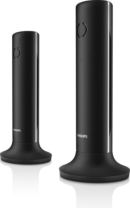 Actual product image Philips WIRELESS LANDLINE TELEPHONE M4502B/34 BLACK 1.6" DESIGN