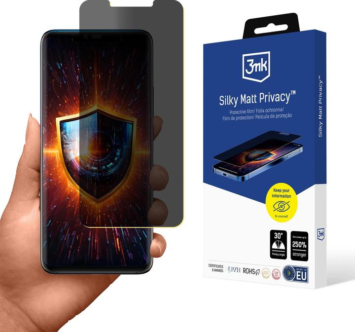 Actual product image 3MK Folia ochronna prywatyzujÄ ca matowa Silky Matt Privacy na Huawei Mate 20 Pro (Mate 20 Pro)