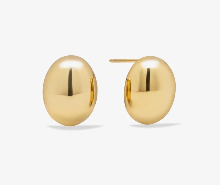 Immagine prodotto Sensora Jewelry Orecchini lucidi a forma di fagiolo (Acciaio inossidabile)