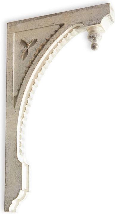 Image du produit Loberon Ornement mural set de 2 Bizue gris antique (23 x 4 x 40 cm)