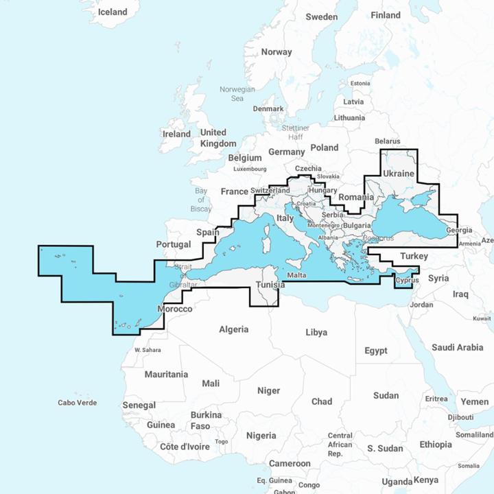 Image du produit Navionics Cartographie XL9-43XG + Méditerranée