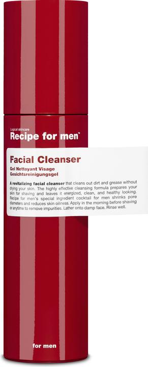 Produktbild Recipe for men Gesichtsreinigungsgel (Reinigungstücher, 100 ml)