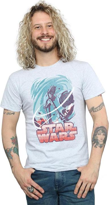 Actual product image Star Wars Mens Hoth Swirl T-Shirt (XL)