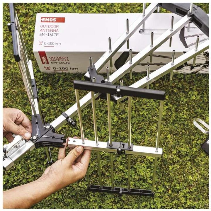 Image du produit Emos J0906 (Antenne yagi, 25 dB, DVB-T / -T2)