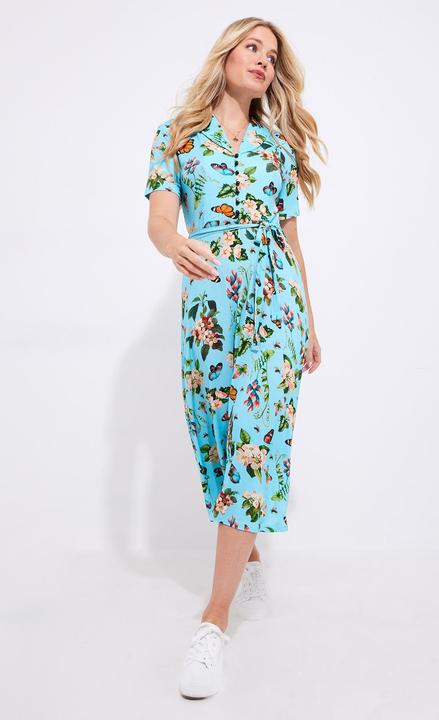 Actual product image Joe Browns Butterfly Collar Knee-Length Dress (40)