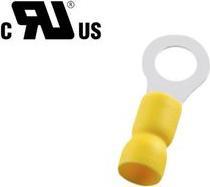 Image du produit RND Electronics Cosse à oeillet, jaune, 4.3mm, 6mm², paquet de 100 pièces