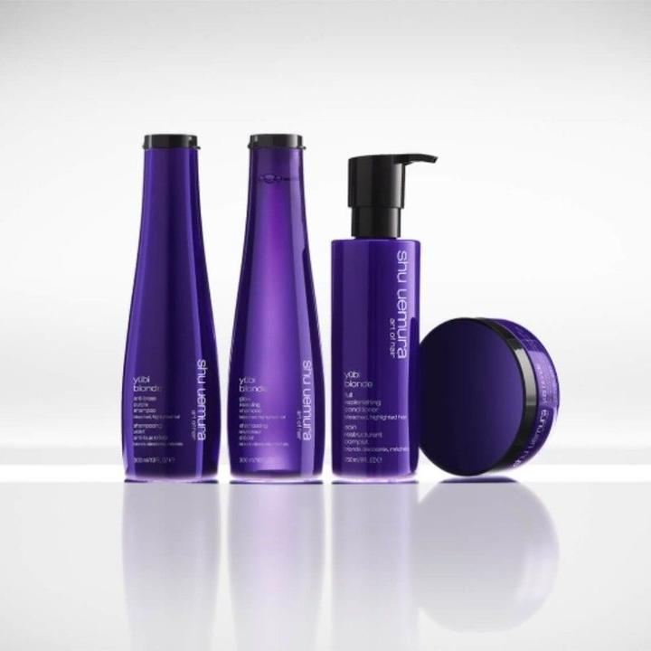 Produktbild Shu Uemura yūbi blonde Anti-Gelbstich Purple Shampoo (300 ml, Flüssiges Shampoo)