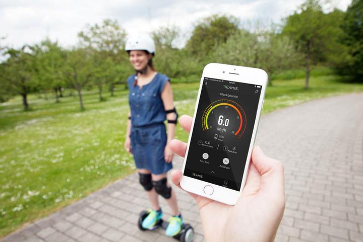 Actual product image BEAMIE Hoverboard (15 km/h, 700 W)