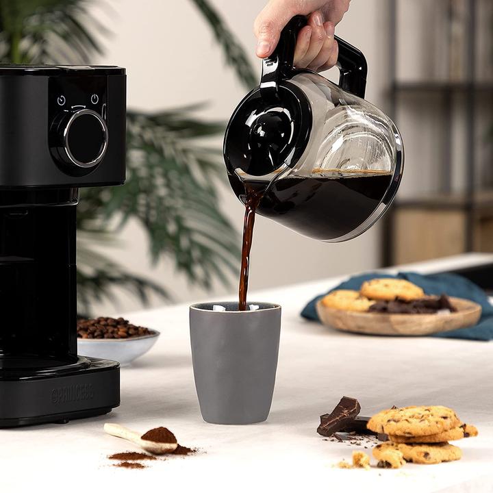Produktbild Princess Edle Edelstahl Kaffeemaschine in mit WiFi-Konnektivität & Timer (EU-Stecker)