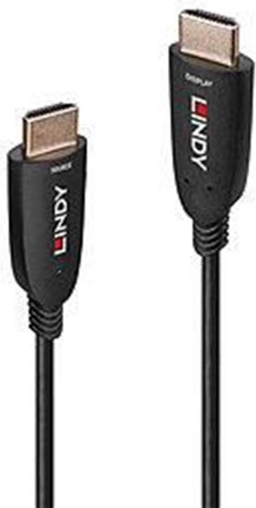 Immagine prodotto Lindy Cavo HDMI ibrido in fibra ottica da 10 m 8K60 Cavo AOC per qualsiasi applicazione e risoluzione HDMI (10 m, HDMI)