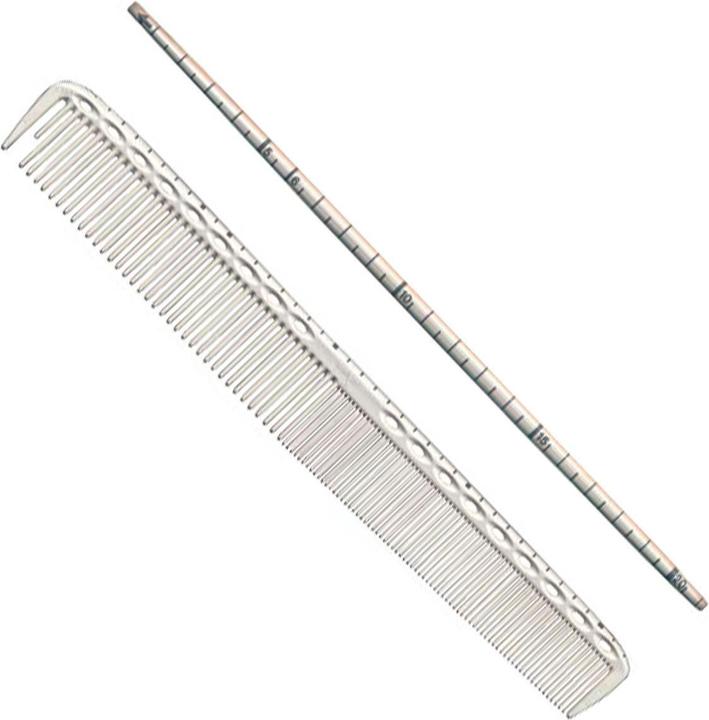 Produktbild Haaro Y.S. Schneidekamm G35 weiss mit Skala