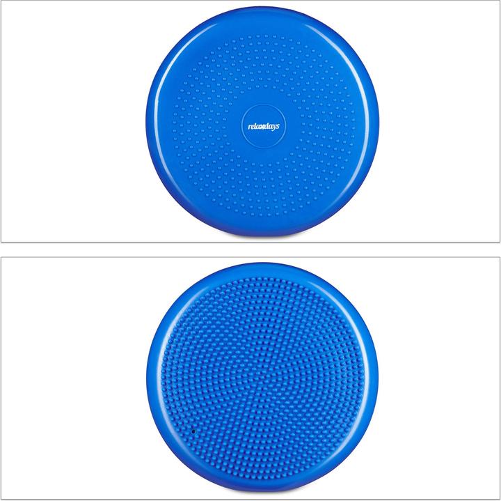 Actual product image Relaxdays 33 cm Balance Disc with Air Pump