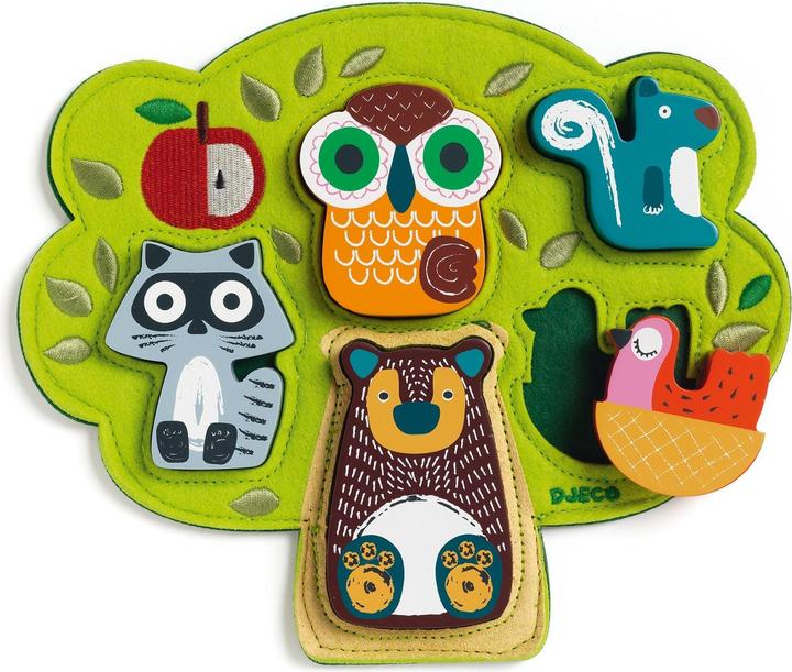 Actual product image Djeco Fabric puzzle Oski (5 pieces)