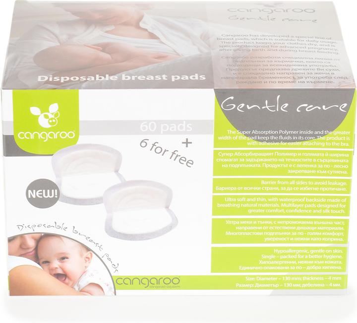 Immagine prodotto Cangaroo Tamponi per l'allattamento 60 + 6 pezzi (66 x)