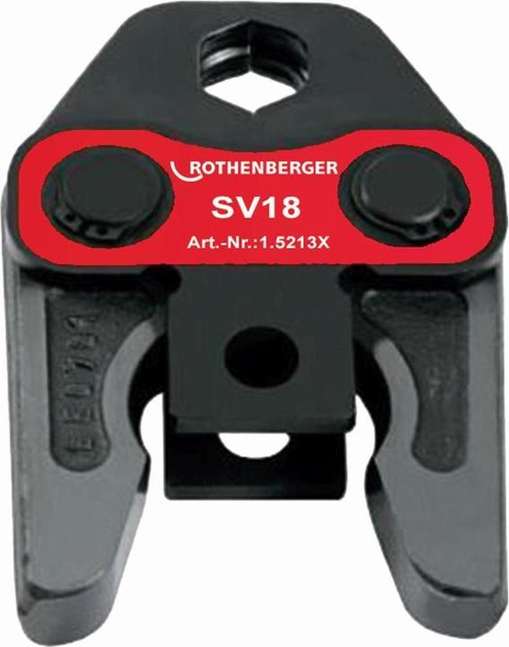 Actual product image Rothenberger Pressing jaw pressing pliers standard SV18 ( 015213X ) for ROMAX 4000 / Akku Press ACC etc (101 mm)