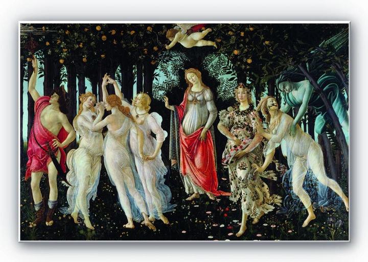 Actual product image Trenddeko Botticelli - Spring (45 x 30 cm)