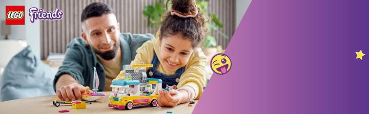 Actual product image LEGO Friends 41681 Forest camper and sailboat (41681, LEGO Friends)