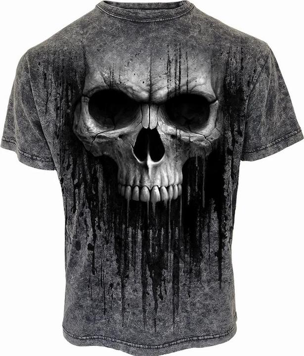 Spiral Acid Skull TShirt (S)