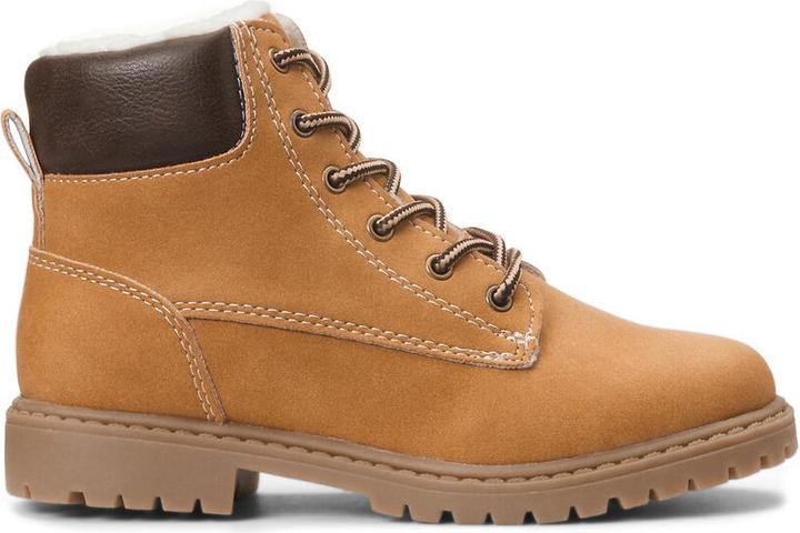 Actual product image La Redoute Collections Lined boots with lacing and zip fastening (35)