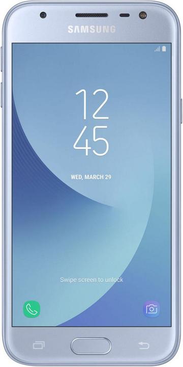 Samsung Galaxy J3 (2017) Duos (16 GB, Blue, 5", Dual SIM + SD, 13 Mpx, 4G)