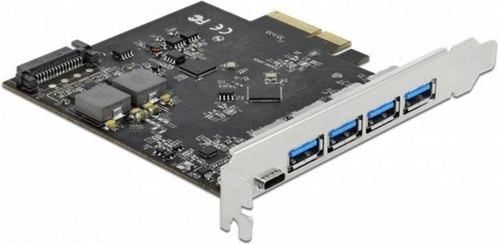Produktbild Delock PCI-Express-Karte USB 3.1 Gen2 - 1x USB-C + 4x USB-A