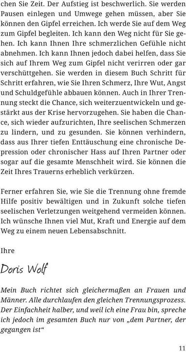 Valeurs nutritives et ingrédients Wenn der Partner geht (Allemand, Doris Wolf, 2024)