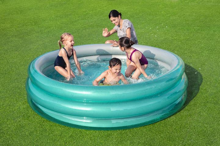 Actual product image Bestway Children Pool Round Large Metallic