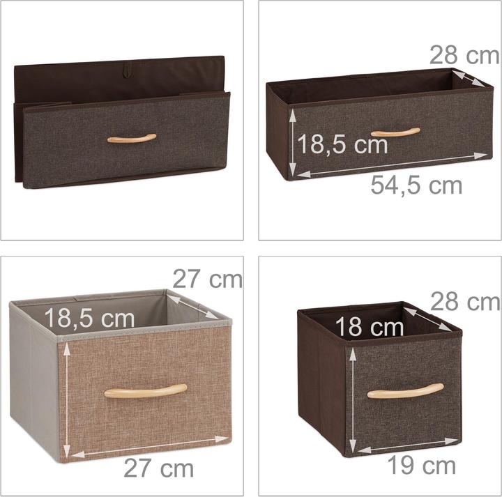 Produktbild Relaxdays Schubladenschrank (80 x 31.5 x 79 cm)