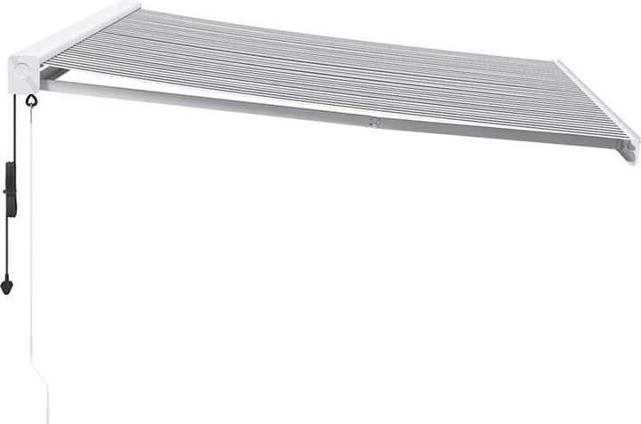 Actual product image VidaXL Markise Gelenkarmmarkise Sonnenmarkise Automatisch Burgunderrot 300x250cm (3 m)