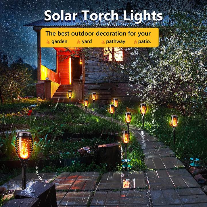Image du produit Lumina Swiss 12x LED Flamme solaire (120 lm, IP65)