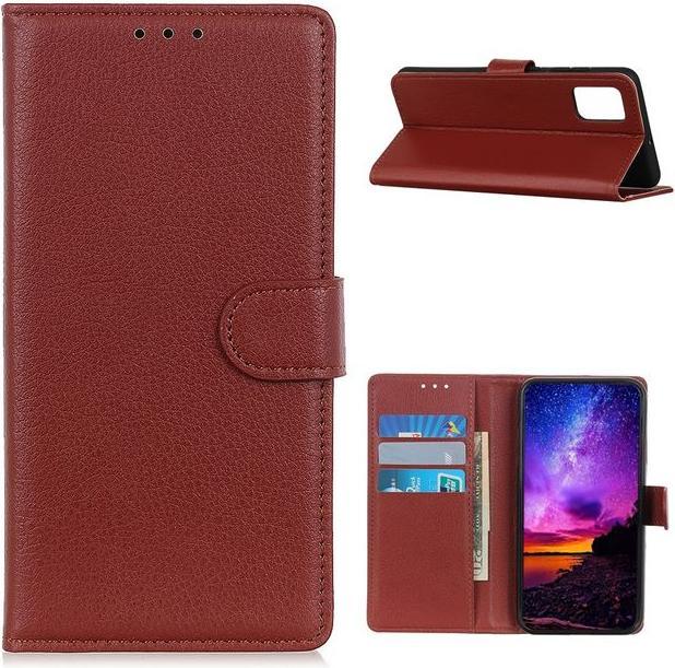 Actual product image MU Classic Litchi Leather Bookcover Series (Xiaomi Poco M3)