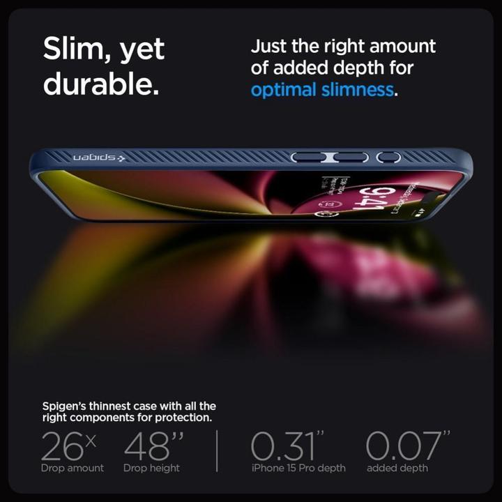 Actual product image Spigen Liquid Air (Apple iPhone 15 Pro)