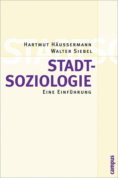 Produktbild Stadtsoziologie (Deutsch, Hartmut Häussermann, Walter Siebel)