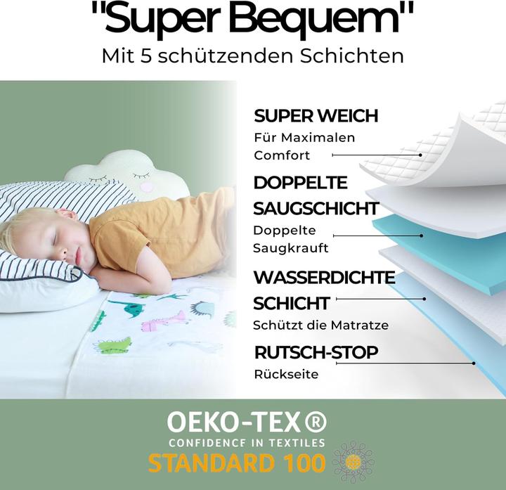 Image du produit Hygge Sheets Wasserdichte Bettunterlage für Kinder