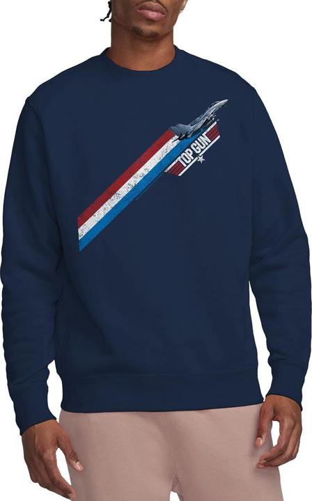Actual product image Top Gun Unisex Adult Stripes Sweatshirt (XL)