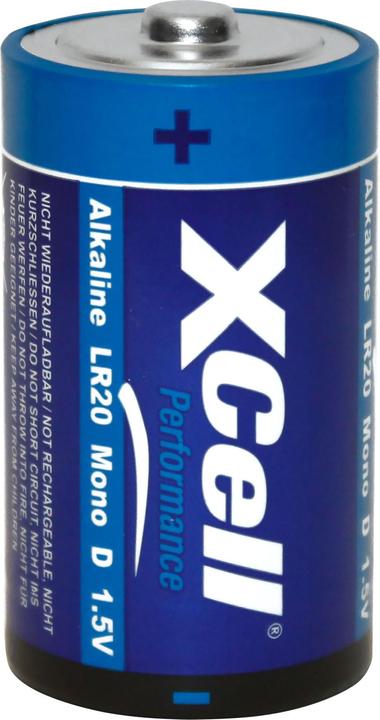 Actual product image Hückmann Battery type D (mono), LR20, Performance Alkaline, 1.5V, set of 2 (2 pcs., D)