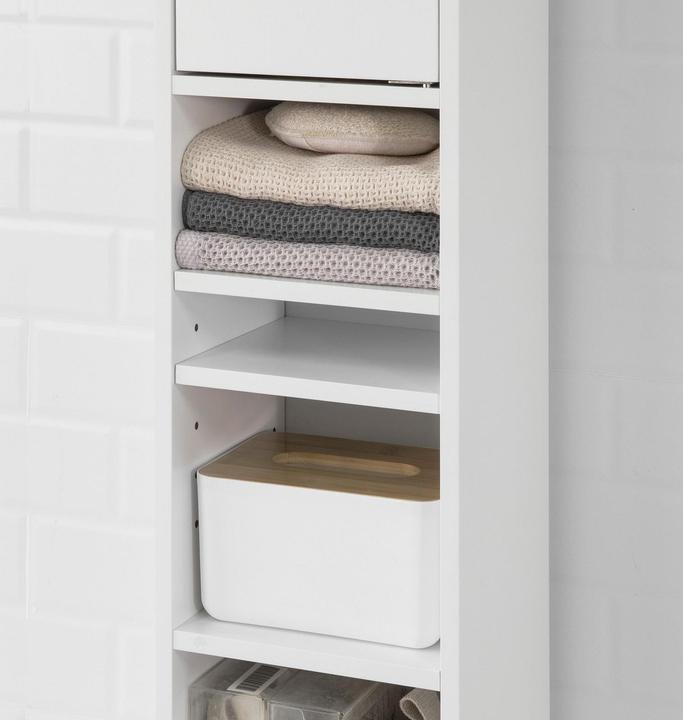 Image du produit SoBuy Armoire haute de salle de bains (20 x 20 x 180 cm)