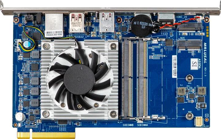 Actual product image Step PC Micro SDM-7135 incl. Windows 11 Pro (Core i5-1335U 16GB 256GB NVMe SSD Iris Xe Wi-Fi 6E Blue (Intel Core i5-1335U, 16 GB, 256 GB)