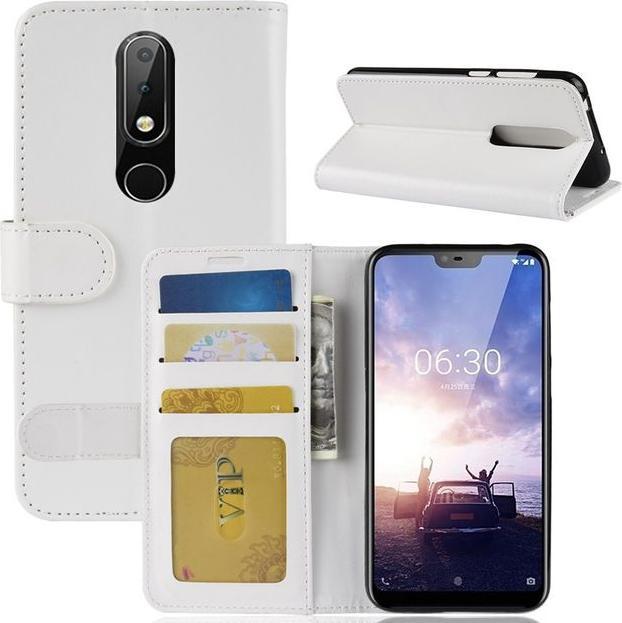 Image du produit MU Classic Crazy Horse II Bookcover Series en cuir (Nokia 6.1 Plus)