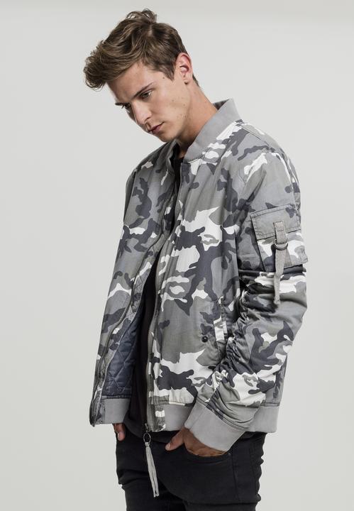 Immagine prodotto Urban Classics Bomber in cotone mimetico vintage (L)