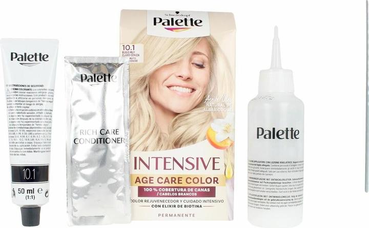 Schwarzkopf INTENSIVE colour rejuvenecedor permanente #10.1-rubio muy claro ceniza 1 u (10.1-rubio muy claro ceniza)