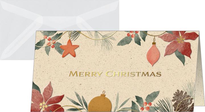 Produktbild Sigel 10 Weihnachtskarten Christmas Art DIN lang (10 Stk.)