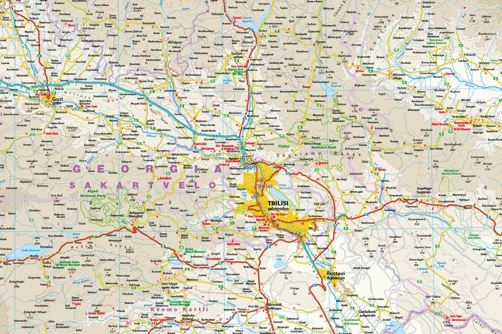 Immagine prodotto Mappa Georgien / Georgia (1:350.000)
