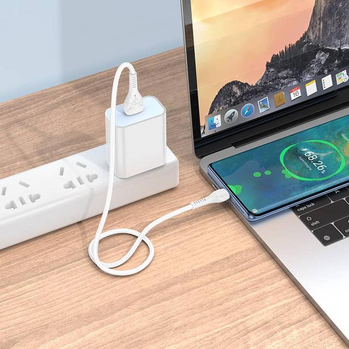 Produktbild Hoco X37 Cool power charging data cable für Typ-C, 0,5 Meter, weiss (0.50 m)
