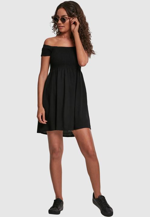 Produktbild Urban Classics Ladies Smoked Off Shoulder Dress (4XL)