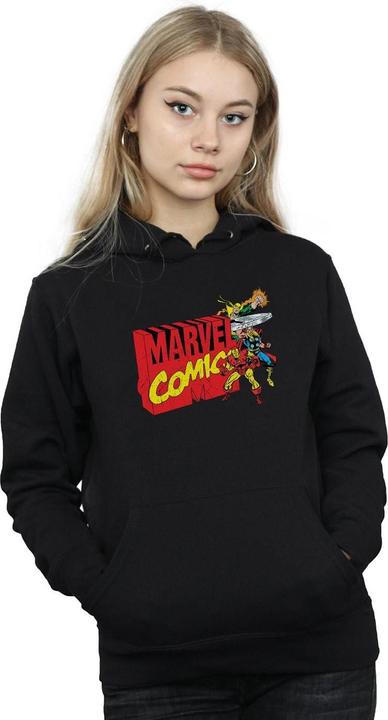 Immagine prodotto Vintage Logo Blast Felpa con Cappuccio Donna (M)