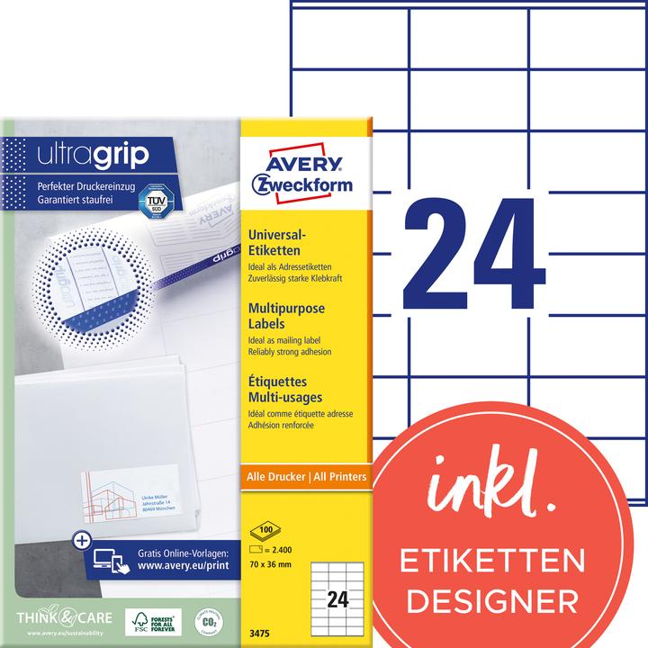 Produktbild Avery Universal-Etiketten