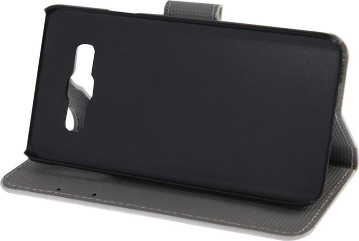 Produktbild König Design Schutzhülle Handytasche (Flip Quer) für Handy Samsung Galaxy A5 A500F Eule mit Reh (Samsung Galaxy J5 (2015))