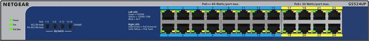 Produktbild Netgear 24-Port-Gigabit-Ethernet-Hochleistungs-POE + nicht verwalteter Switch mit POE ++ - Ports (24 Ports)